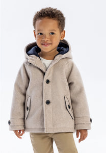 Minoti – Jungenmantel mit Knöpfen, Beige