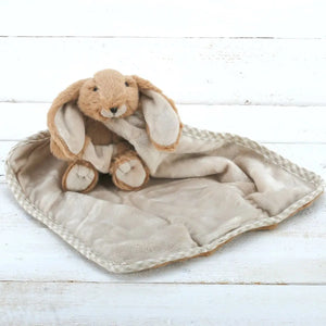Hase Baby Kuscheltuch mit Schnuffeltier