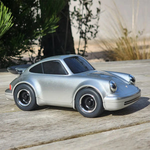 Kleines Spielzeugauto Porsche 911 – Baghera (Silber, Rot, Schwarz)