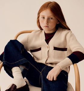 Sarabanda Mädchen Cardigan ECRU