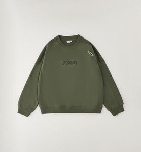 iDO Jungen Sweatshirt Army Green mit Reliefprint