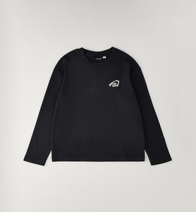 Sarabanda Jungen Langarmshirt Schwarz mit Rückenprint