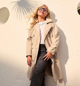 iDO Mädchen Trenchcoat Beige
