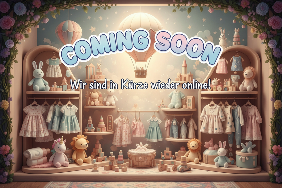 Kindermode, Babybekleidung, Spielsachen, Kuscheltiere, Neueröffnung Onlineshop in Kürze
